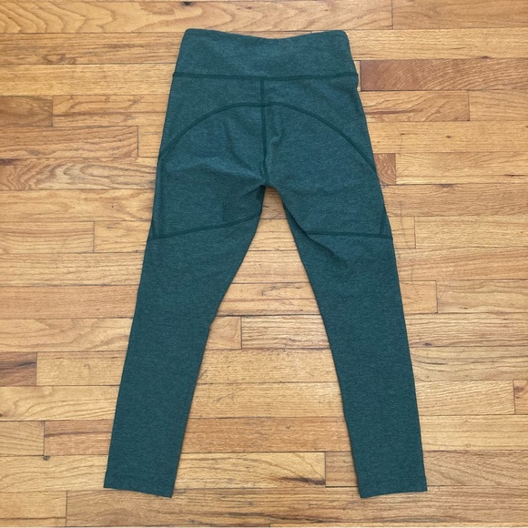 Outdoors voices warmup warm-up crop 3/4 leggings hunter small - Picture 4 of 12